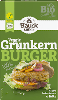 Fertigmischung Grünkern Burger, vegan Bauck Mühle