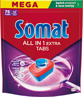 Таблетки за съдомиялна All in One Extra Somat