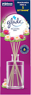 Profumatore con bastoncini Relaxing Zen glade