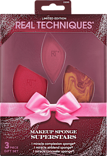 Poklon-paket Makeup Sponge Superstars REAL TECHNIQUES