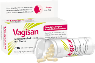 Vagisan Milchsäurebakterien mit Biotin Kapseln 30 St Vagisan