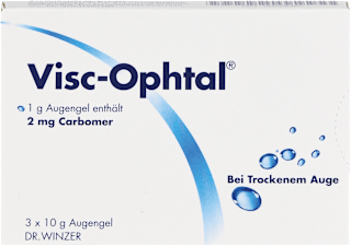 Visc-Ophtal 1g Augengel enthält 2mg Carbomer (3x10 g) Visc-Ophtal