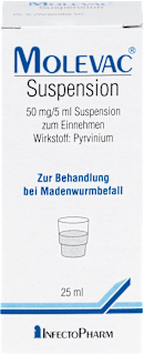 Molevac 50 mg/5 ml Suspension zum Einnehmen MOLEVAC
