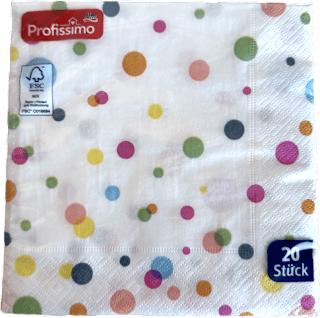 Papierové servítky s bodkovaným motívom Just Dots Profissimo