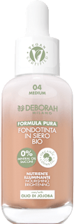 Fondotinta in siero bio - n. 04 DEBORAH MILANO FORMULA PURA