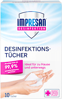 Șervețele dezinfectante pentru mâini și suprafețe IMPRESAN