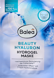 pleťová hydrogelová maska Beauty Hyaluron Balea