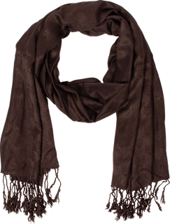 Pashmina šal od viskoze - Brown PURSET