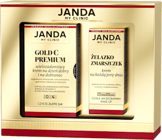 Zestaw prezentowy Gold C Premium + Żelazko zmarszczek My Clinic  JANDA