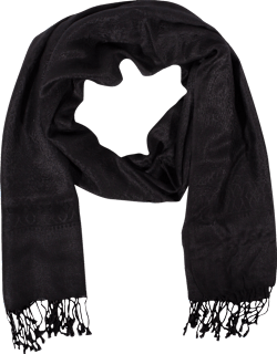 Pashmina Schal schwarz  PURSET