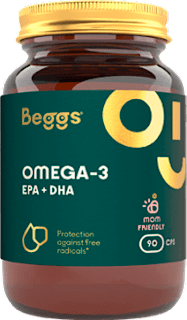 kapsle Omega-3, EPA+DHA Beggs