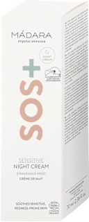 Nočný pleťový krém SOS+ Sensitive MÁDARA organic skincare