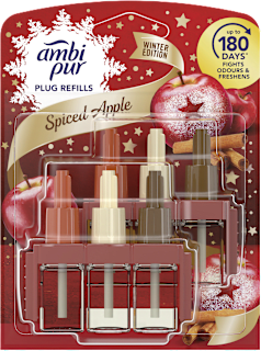 3volution uložak za električni osvježivač zraka – Spiced Apple, 2 x 20 ml Ambi Pur