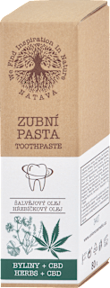 Zubná pasta Bylinky + CBD  NATAVA