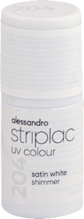 UV gélový lak Striplac - Satin White Shimmer alessandro