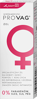 Żel do higieny intymnej dla kobiet i dzieci powyżej 1. roku życia provag