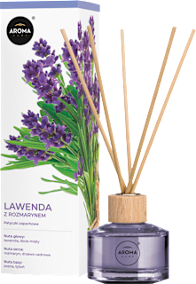 Patyczki zapachowe, lawenda z rozmarynem AROMA HOME