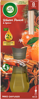 Difuzér s vonnými tyčinkami - zimný punč Air Wick