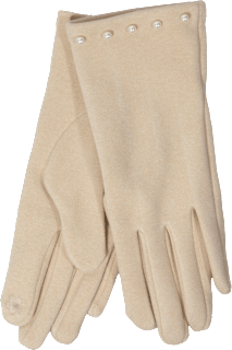 Rukavice s perlama - Cream PURSET