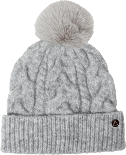 Zimska kapa Haube - svijetlosiva PURSET