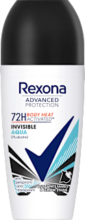 Antiperspirant roll-on Advanced Protection Invisible Aqua  Rexona