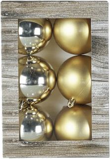 Kuglice za bor – zlatne ZOVAK