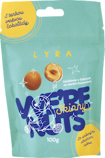 Lieskovce v čokoláde so slaným karamelom We´re Nuts Skinny LYRA