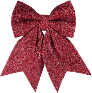 Ukras za bor – crvena mašna ZOVAK