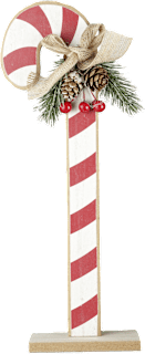 Božićna drvena dekoracija – Candy cane ZOVAK