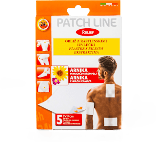 Flaster s biljnim ekstraktima – arnika i vražja kandža Patch Line