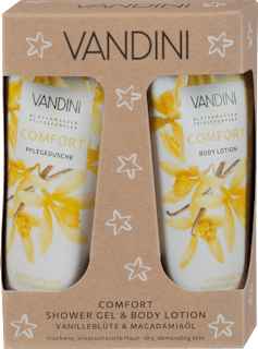 Geschenkset Crafted Duo Pflegedusche & Body Lotion (2x200 ml) 2tlg. VANDINI