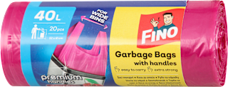 premium kese za smeće sa ručkama, zapremina: 40l FINO