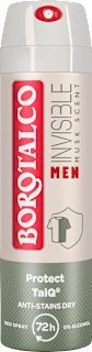 Deospray Absolute InvisibleDry Musk Scent Borotalco