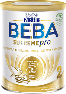 SUPREMEpro 2, 6 HMO, instantní pokračovací kojenecké mléko 6m+ BEBA