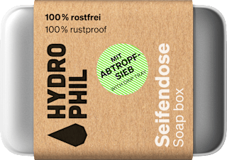 Seifendose aus Aluminium Hydrophil