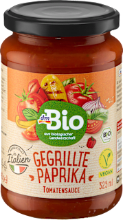 Tomatensauce, gegrillte Paprika  dmBio