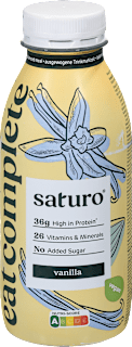 Beljakovinski napitek, vanilja saturo