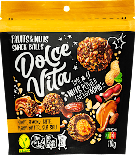 Kuglice od kikirikija, badema i hurmi Dolce Vita