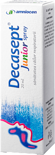 Junior Spray – Supliment alimentar pentru protecția gâtului Decasept