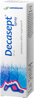 Spray – Supliment alimentar pentru confortul și protecția gâtului Decasept