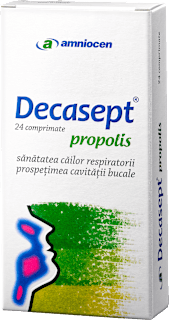 Propolis – Supliment alimentar pentru gât Decasept