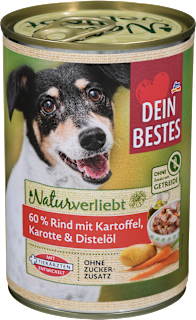 Храна за кучета с телешко, моркови и картофи DEIN BESTES