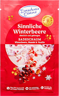 Habzó fürdősó Delicate Winter Berry Dresdner Essenz