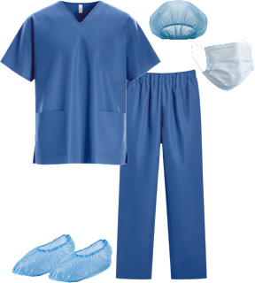 Védőfelszerelés szüléshez matopat