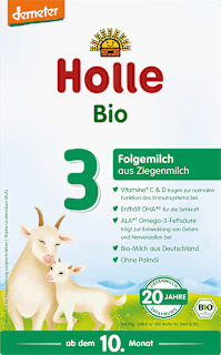 Folgemilch 3 aus Ziegenmilch ab dem 10. Monat Holle