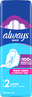 Maxi-Binden Long mit Flügeln always