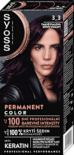 Vopsea de păr permanentă 3-3 Violet Închis syoss