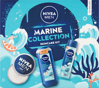 dárková sada pro muže Marine Collection Skincare Kit NIVEA MEN