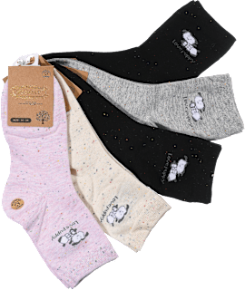 Ženske visoke nogavice, velikost: 35-38 (5 par) PESAIL