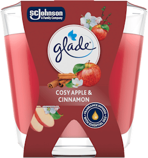 vonná svíčka ve skle Cosy Apple & Cinnamon glade